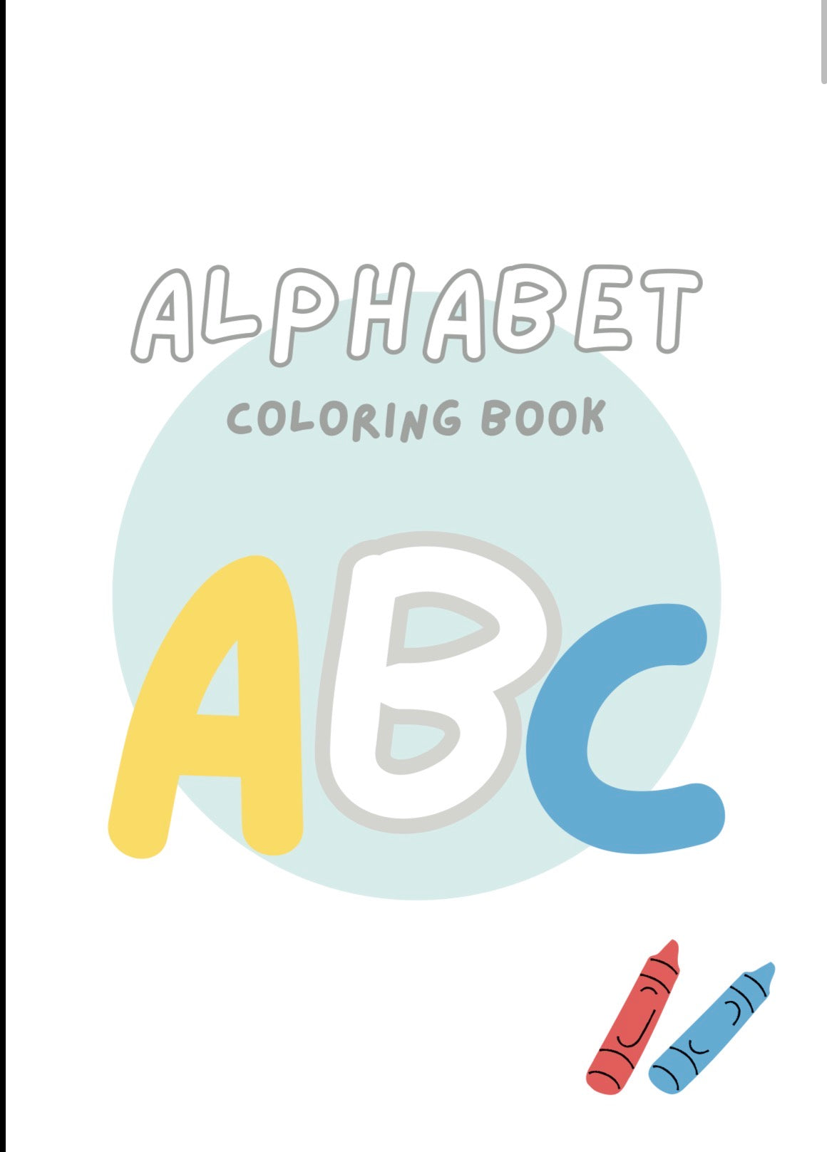 Alphabet Coloring - Printable Pages for Kids