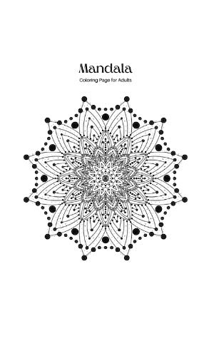 Digital Mandala Coloring Worksheets for Adults