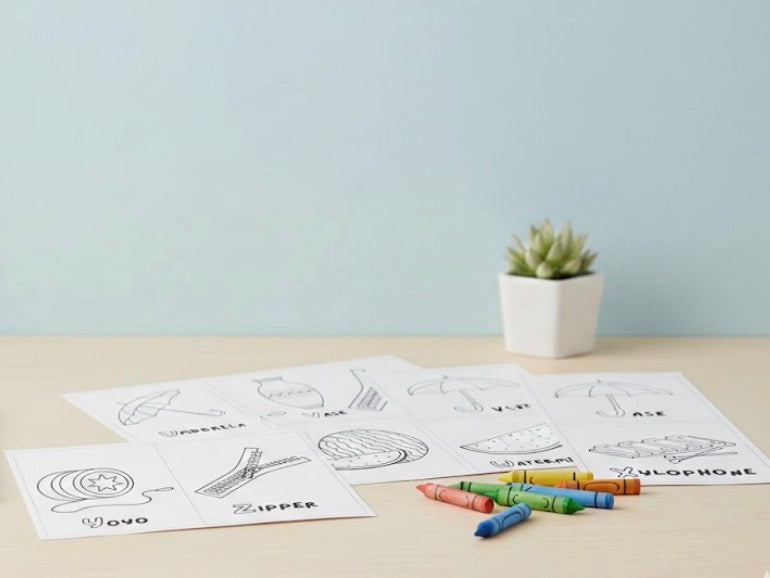 Alphabet Coloring - Printable Pages for Kids